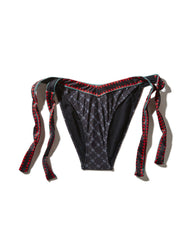 MIDNIGHT MONEY PATTERN BIKINI BOTTOM